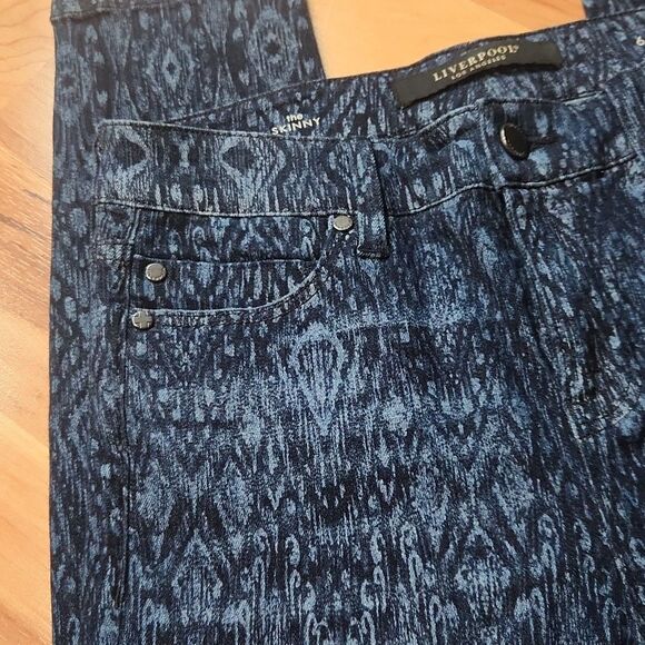 Liverpool Women's Patterned Skinny Jeans - SIZE 6 - Picture 3 of 11